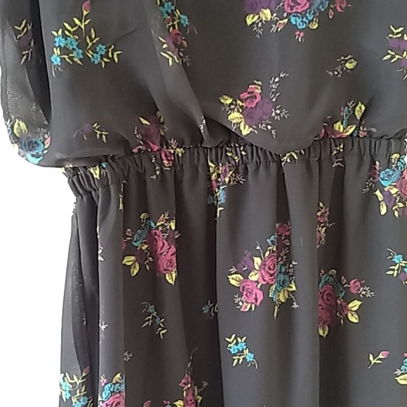 Women's Sleeveless Sheer Lined Casual Dress - Picture 7 of 8